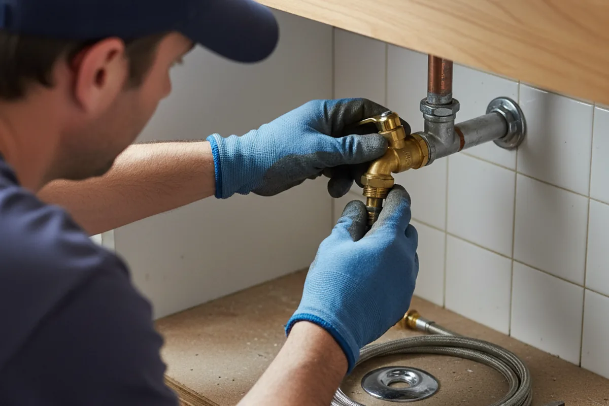 Shutoff valve and fitting work during Repiping in San Jose